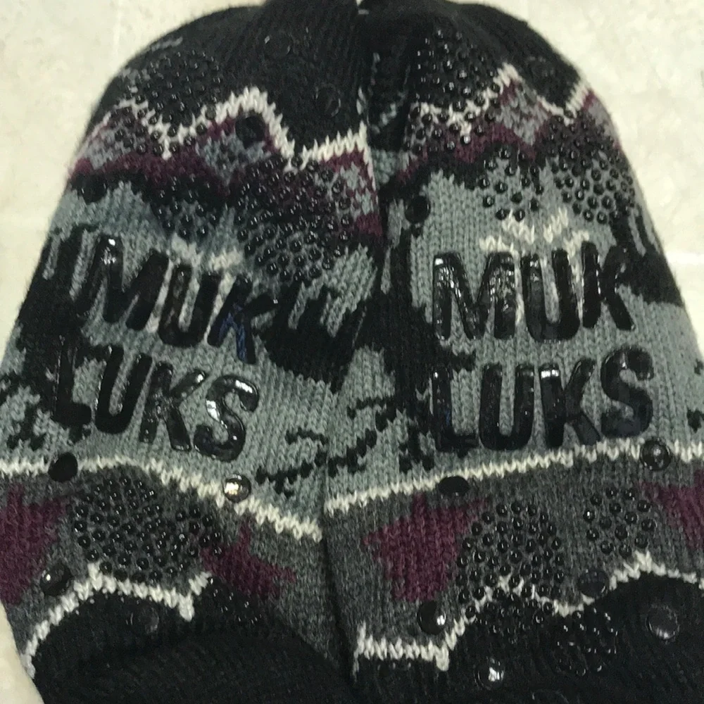 2 pair Muk Luk cozy socks
